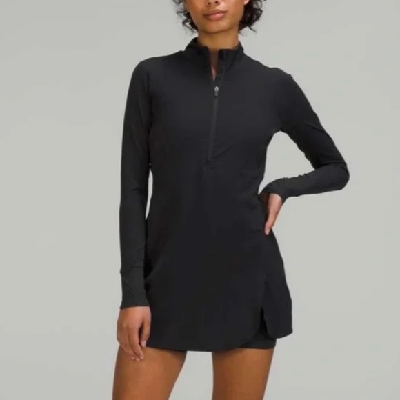 lululemon athletica Dresses & Skirts - Lululemon Nulux Long-Sleeve Tennis Dress
